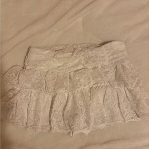 Shein Lace Ruffle Skort
